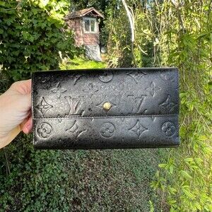 Louis Vuitton Vernis Wallet Womens One Size Black *READ DESCRIPTION*